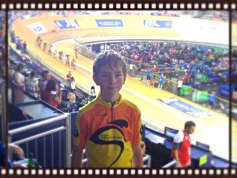 July 2014: Ciaran at the Commonwealth Games